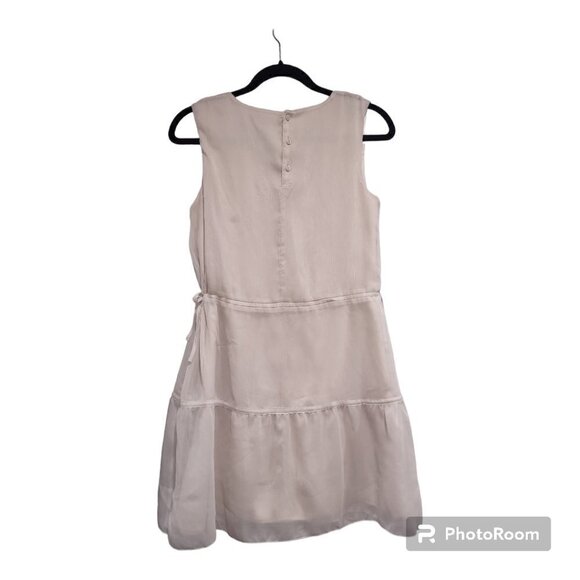Gap Cream Dress Teired Size S - Picture 2 of 6